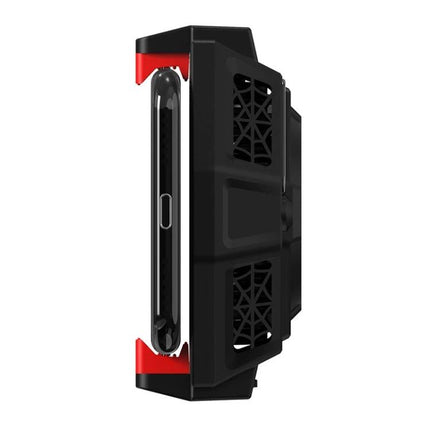 Essential Phone Cooler for Gaming and Streaming Sessions - black clip-on active cooler for smartphones during extended gaming and live streaming