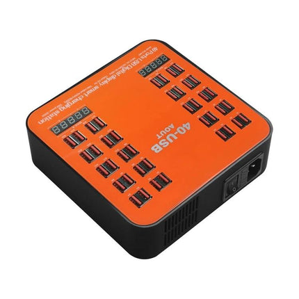 USB Charging Station for Daily Device Needs at Home — compact multi-port USB hub charging phone, tablet, smart speaker at once