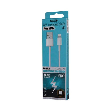 Remax Cable for Everyday Smartphone Charging at Home 1m lightning to USB cable in retail packaging