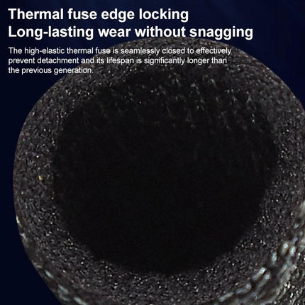 Comfortable Finger Covers for Everyday Touchscreen Tasks showing close-up thermal fuse edge locking texture for long-lasting wear and anti-snag performance