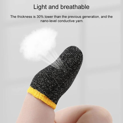 Finger Cots for Comfortable Gaming During Daily Sessions - breathable nylon spandex silver fiber thumb cover for precise touch control