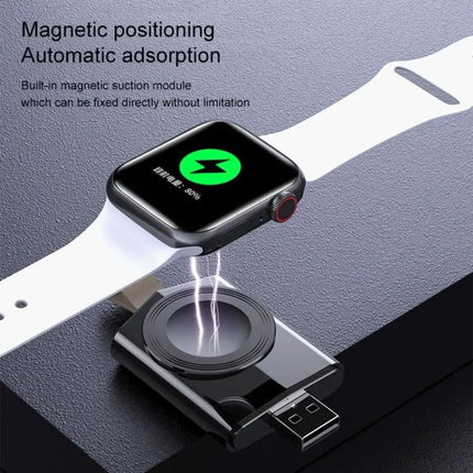 Compact Magnetic Wireless Charger For Apple Watch 1-6 SE