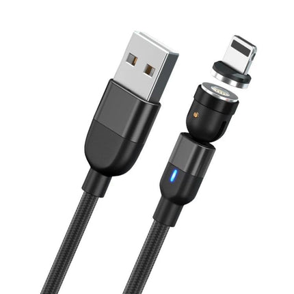 Magnetic Cable for Daily Phone Charging and Convenience - nylon braided magnetic USB charging cable with detachable magnetic tip and anti-tangle design
