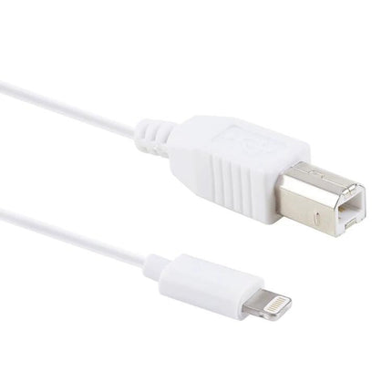 Cable for Connecting iPad to Electronic Piano Practice Sessions – white Lightning to USB MIDI cable for practice and recording