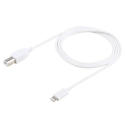 Cable for Connecting iPad to Electronic Piano Practice Sessions – white Lightning to USB-B cable for linking iPad/iPhone to electronic piano or USB keyboard