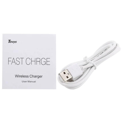 Fantasy Wireless Charger for Daily Home Phone Use - white USB cable and user manual for wireless charger, nightstand and desk charging