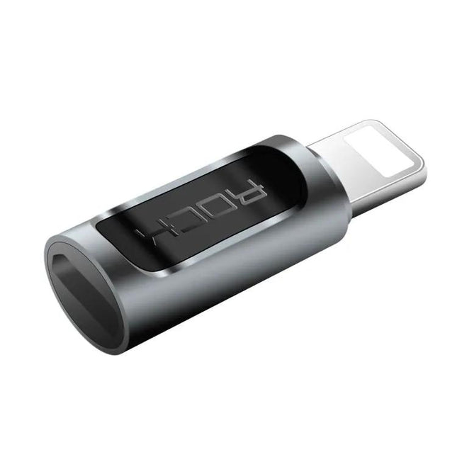 ROCK USB-C To 8-Pin Earphone Audio Adapter, Portable | Syndmart