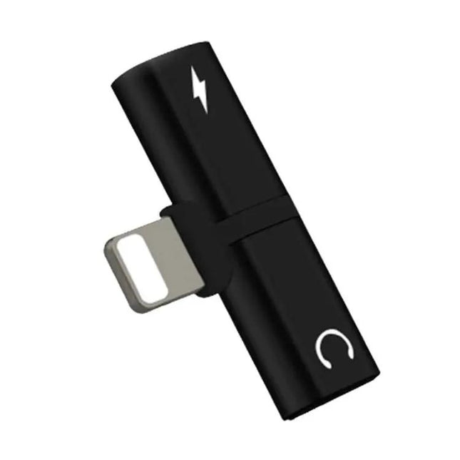 2-in-1 8-Pin Audio Call Adapter 5V 1A Earphone Converter | Syndmart