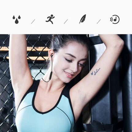 Lightweight Neckband Earbuds For Commuting And Hands Free Calls - flexible IPX4 sweat‑resistant neckband with magnetic earbuds