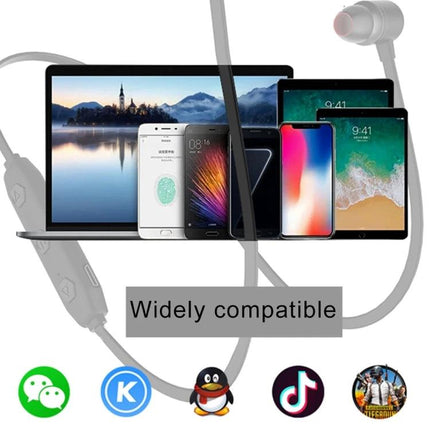 Neckband Earphones With Magnetic Buds For Commuting And Jogging sweat‑resistant flexible neckband for smartphones and jogging