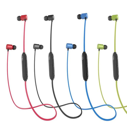 Neckband Earphones With Magnetic Buds For Commuting And Jogging in red black blue green sweat-resistant Bluetooth