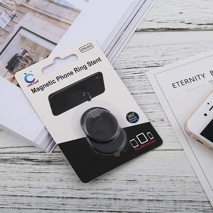 Phone Ring Grip with 360-Degree Rotation and Adhesive Back