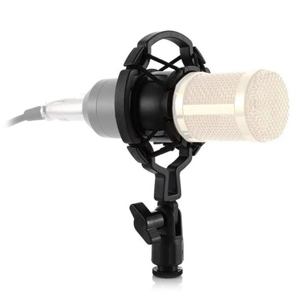 Shock Mount for Home Recording Sessions and Live Events securing condenser microphone to reduce vibrations and background noise