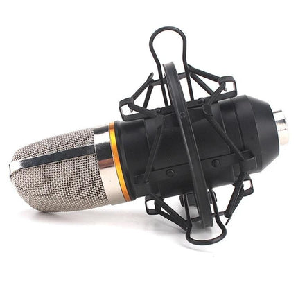 Shock Mount for Home Recording Sessions and Live Events securing a studio microphone to reduce vibrations and unwanted noise