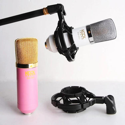 Shock Mount for Home Recording Sessions and Live Events securing condenser microphone to reduce vibrations and noise in home and live setups