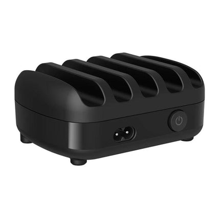ORICO Charging Station for Daily Home Device Organization black multi-device dock with four slots and power button
