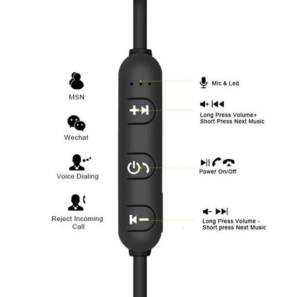 XT11 Magnetic In-Ear Wireless Bluetooth V4.2 Earphones, XT11 (Tarnish), XT11 (Silver), XT11 (Gold), XT11 (Blue)