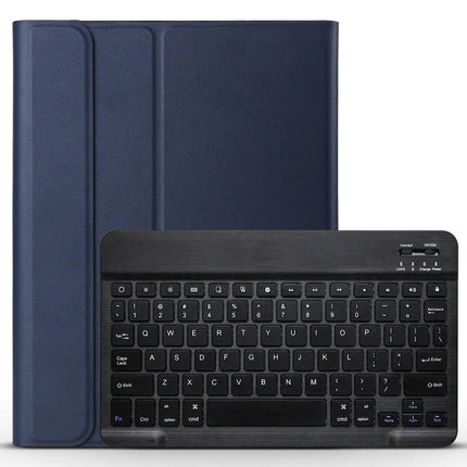 Detachable Bluetooth Keyboard Case for iPad Pro 11 Series in navy with removable slim Bluetooth keyboard and protective folio cover