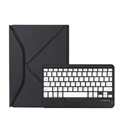 Leather Bluetooth Keyboard Case with Pen Slot for iPad 10.2
