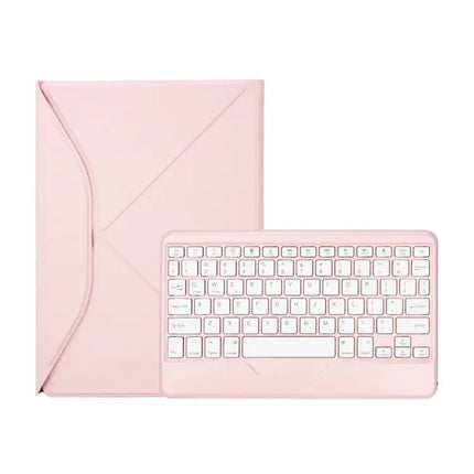 Leather Bluetooth Keyboard Case with Pen Slot for iPad 10.2