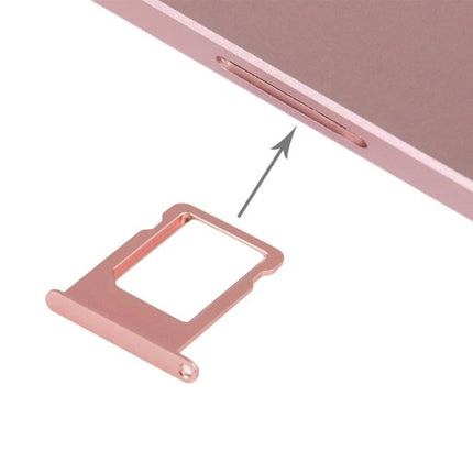 Practical Side Buttons and SIM Tray for iPhone Daily Maintenance - rose gold replacement SIM tray and side button set for iPhone SE