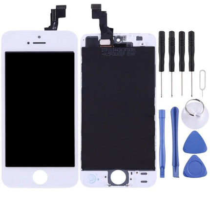 iPhone SE Replacement Screen for Daily Communication white LCD and digitizer assembly with tools kit