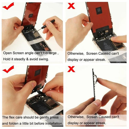 iPhone SE Replacement Screen for Daily Communication - step-by-step replacement LCD and digitizer installation guide image