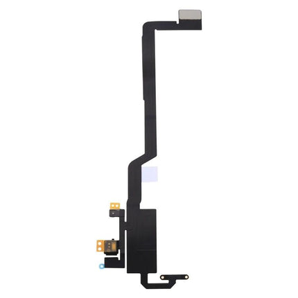iPhone X Sensor Flex Cable for Daily Device Maintenance replacement part showing connectors and flex ribbon for proximity and ambient sensors