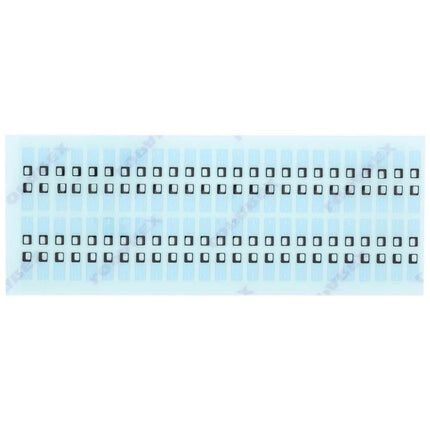Essential Replacement Parts for iPhone X Daily Maintenance - sheet of small induction cotton adhesive pads for dust and component swaps