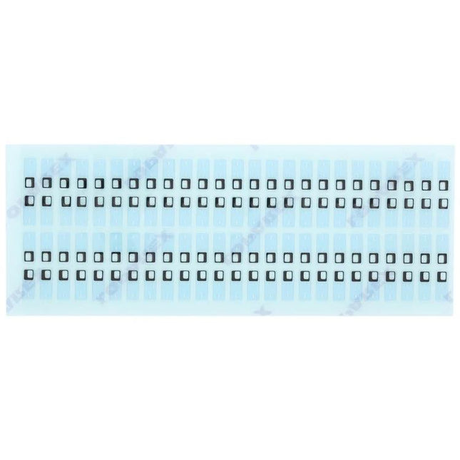 Essential Replacement Parts for iPhone X Daily Maintenance - sheet of small induction cotton adhesive pads for dust and component swaps