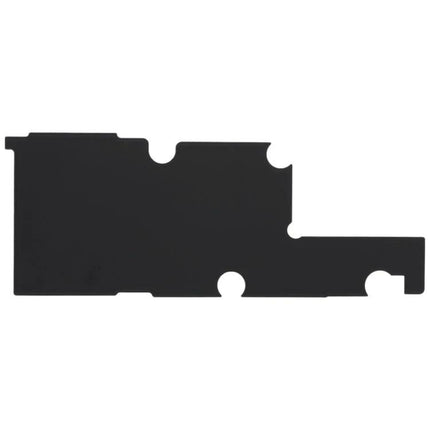 Essential Black Sticker for iPhone X Motherboard Repairs — black adhesive motherboard repair sticker for iPhone X to protect and secure internal components
