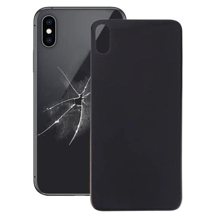 iPhone X Back Cover for Everyday Phone Protection — replacement back cover next to cracked iPhone X rear housing