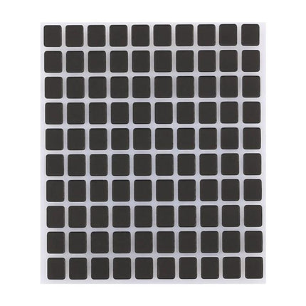 Black Screen Stickers for iPhone X Daily Maintenance – sheet of small black square screen repair stickers to cover minor display imperfections