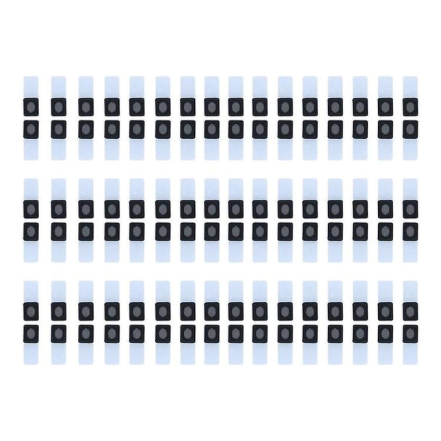 Essential Replacement Back Stickers for iPhone X Daily Use - sheet of small adhesive proximity sensor replacement stickers for iPhone X