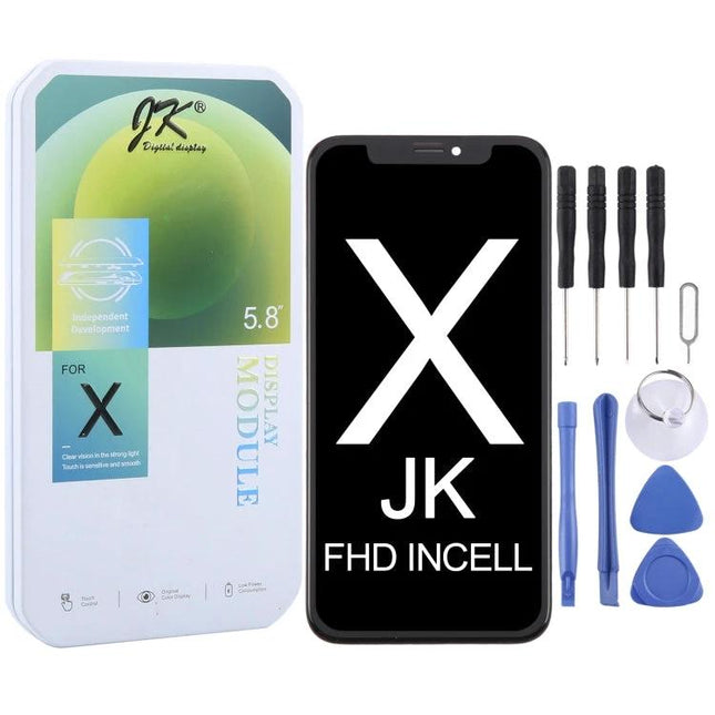 Keep Your iPhone X Functional with JK Incell LCD Screen for Daily Tasks - replacement display kit with tools