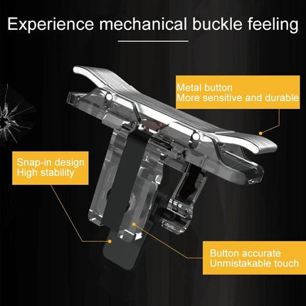 Essential Phone Triggers for Daily Gaming Enjoyment — metal snap-in trigger with mechanical buckle, accurate buttons for commuting and casual play