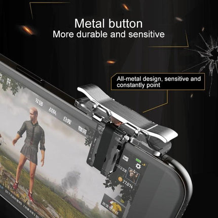 Essential Phone Triggers for Daily Gaming Enjoyment - metal phone gaming triggers clipped to smartphone for improved accuracy and durability
