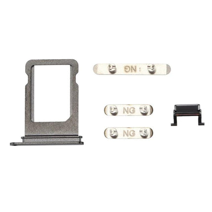 Replacement Parts for Everyday Phone Functionality iPhone X volume power button replacement kit with SIM tray and metal contacts
