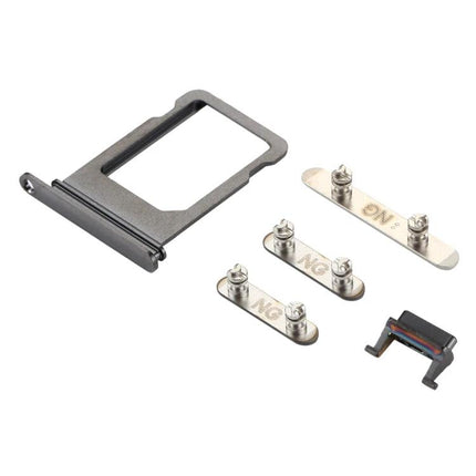 Replacement Parts for Everyday Phone Functionality - iPhone X volume and power button replacement kit with SIM tray and metal brackets