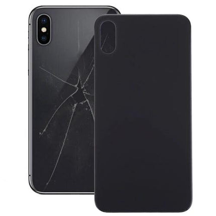 Protective Red Back Cover for Your Daily iPhone X Use shown protecting an iPhone X with cracked back
