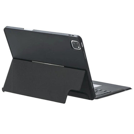 Backlit Bluetooth Keyboard Leather Case for iPad Pro 12.9 black folio with backlit keys and stand for typing on the go