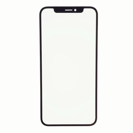 Essential Glass Replacement for iPhone XS Max Daily Use front outer glass lens replacement kit showing black frame and notch