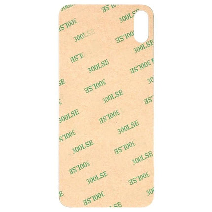 iPhone XS Max Glass Back Cover for Everyday Phone Repairs replacement beige adhesive-backed rear panel with camera cutout