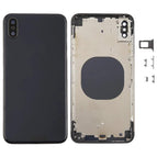 For iPhone XS Max with Camera Lens Frame / Black