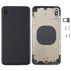 For iPhone XS Max with Camera Lens Frame / Black