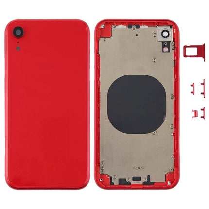 Back Cover Replacement for Everyday iPhone XR Use - red replacement back housing and internal frame for iPhone XR, includes SIM tray and buttons
