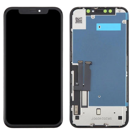 inCell Replacement LCD Screen for Your Everyday iPhone XR - front and back view of replacement display assembly