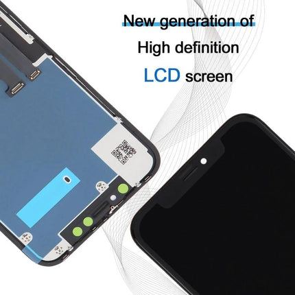 inCell Replacement LCD Screen for Your Everyday iPhone XR showing front glass and INCELL FHD display assembly