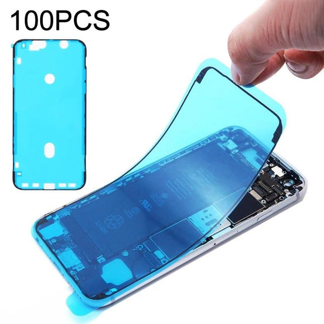 Waterproof Adhesive Stickers for iPhone XR Daily Repairs applied to phone back to restore moisture seal