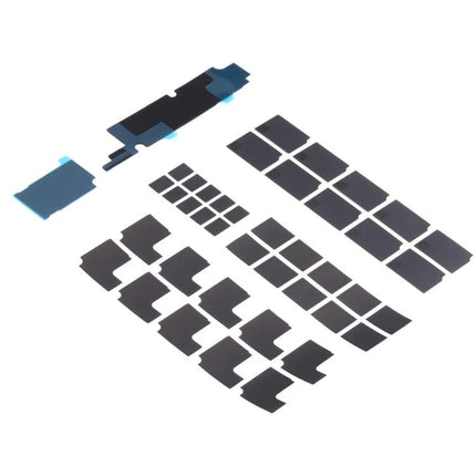 Heat Sink Stickers for Everyday iPhone XR Maintenance – full set of adhesive thermal pads laid out for iPhone XR heat management